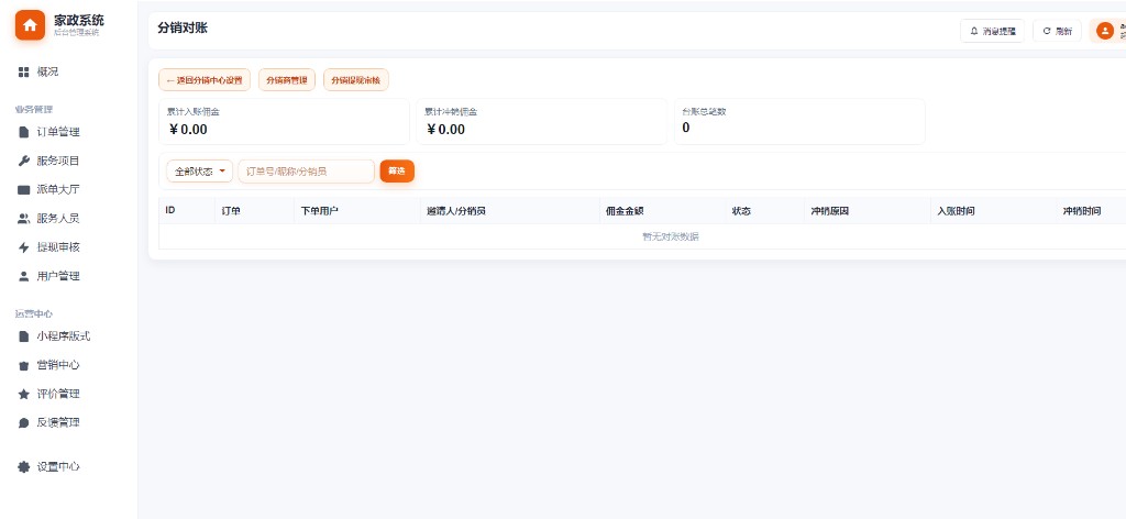 分销对账